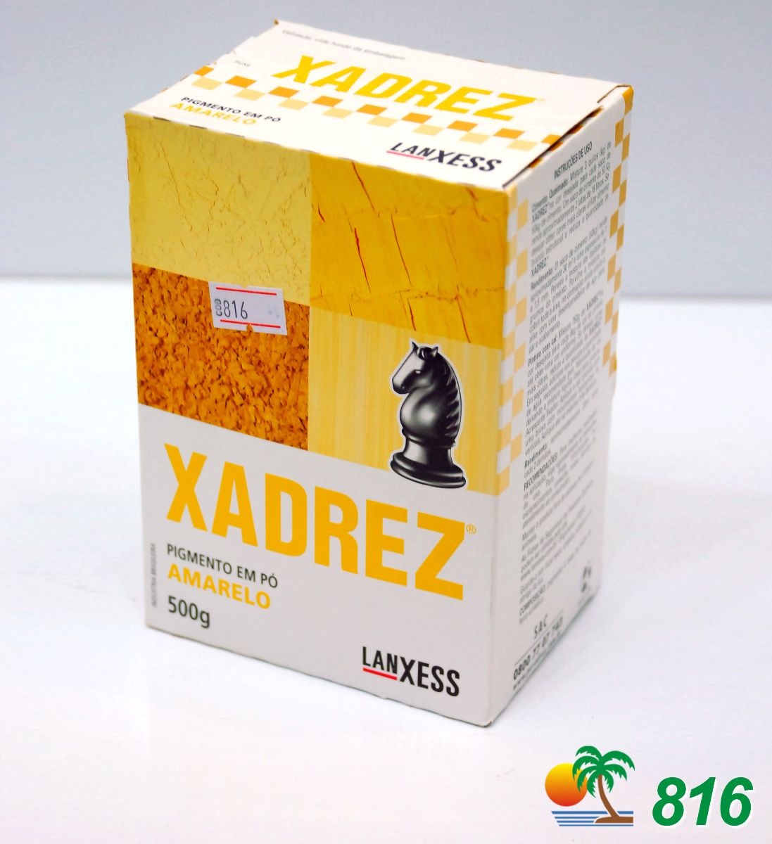 Xadrez Corante em Pó Pigmento Preto 500g Lanxess - VILLAGE